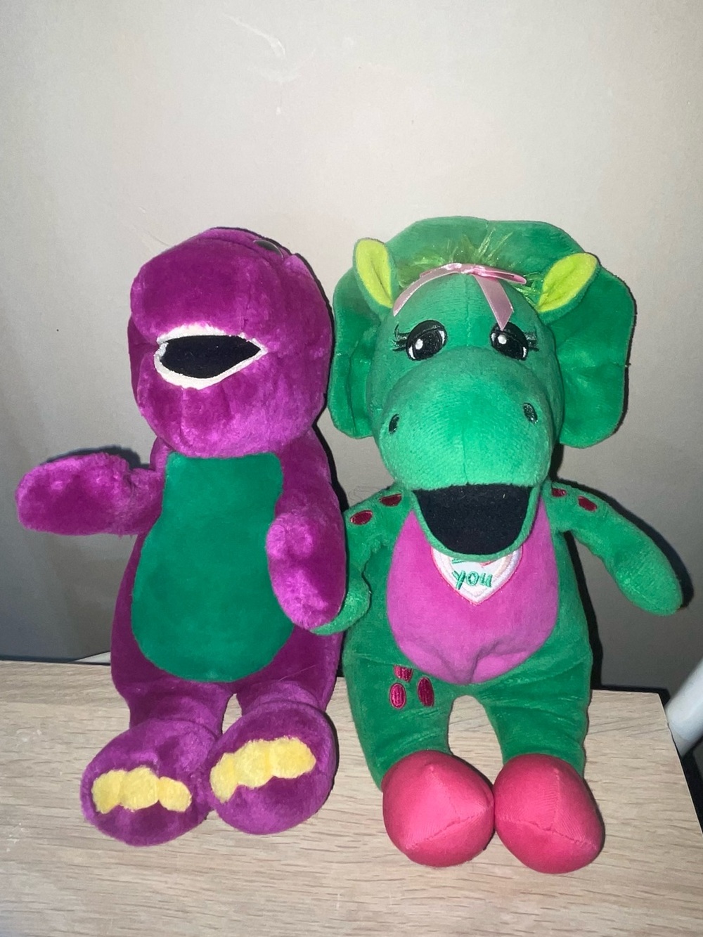 Barney and baby bop plush bundle